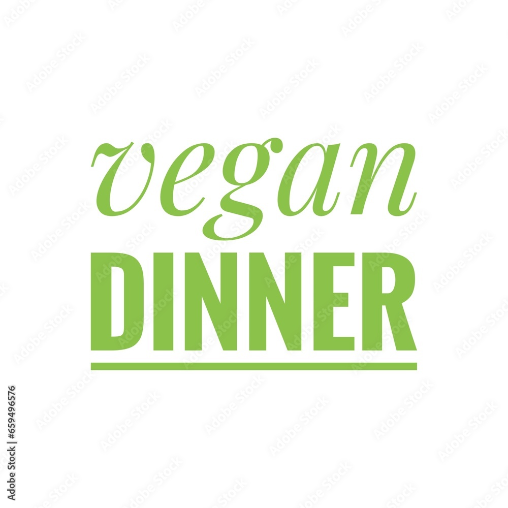 Vegan Quote Illustration