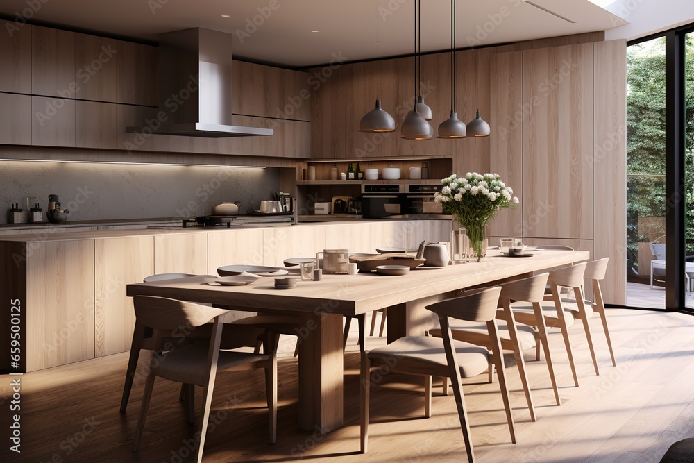 Beautiful kitchen in new luxury home with waterfall island, quartz counter tops, farmhouse sink, and hardwood floors. Beautiful kitchen in new luxury home with waterfall island, quartz counter tops, farmhouse sink, and hardwood floors.