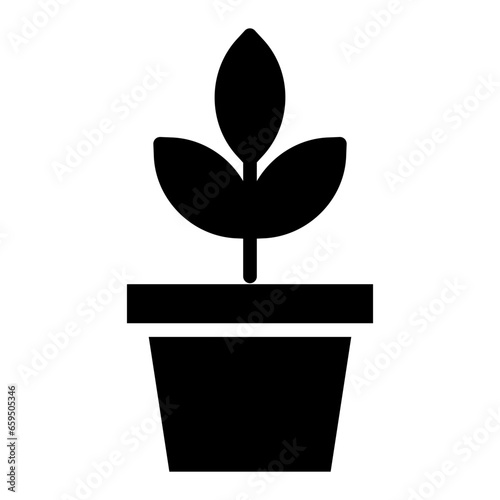 Solid Pot Plant icon