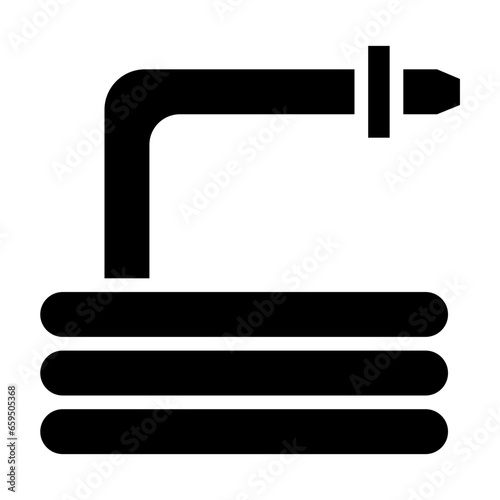 Solid Water hose icon