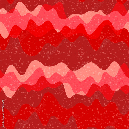Stylish wave fluid vector seamless pattern.