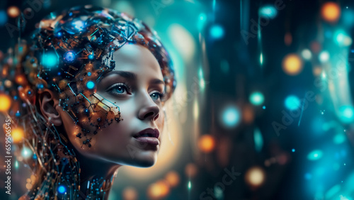 La Bellezza dell'Intelligenza Artificiale, un'Immagine che Ispira