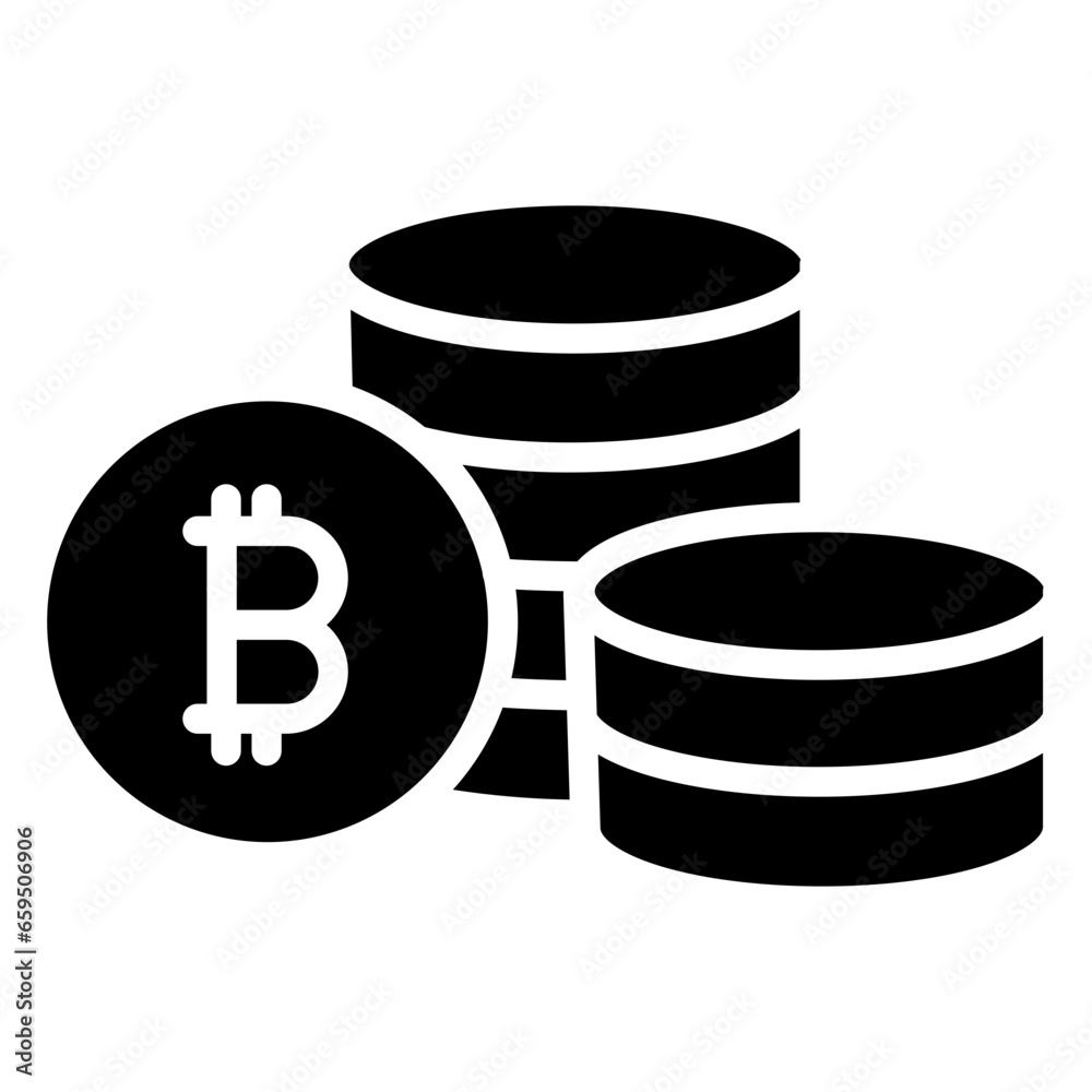 Solid Coins icon Solid Coins icon