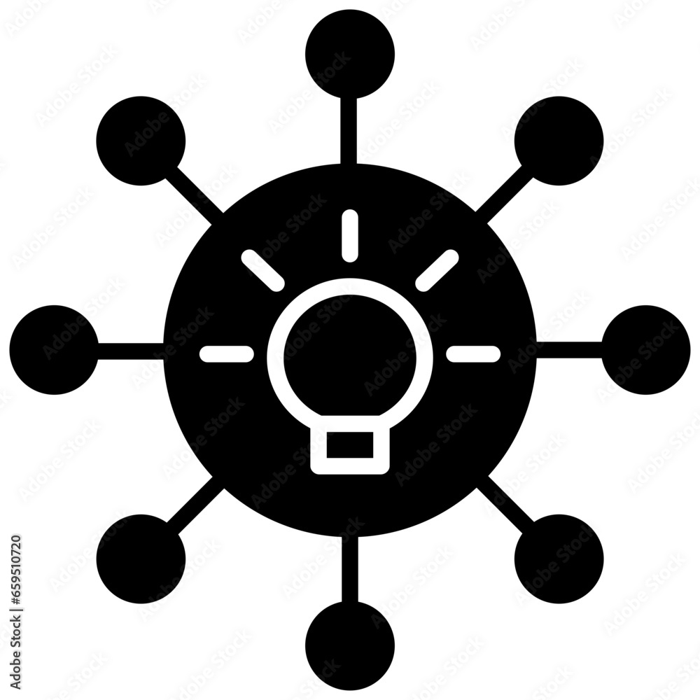 Solid Bulb icon Solid Bulb icon