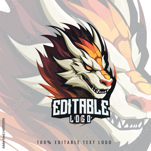 Wallpaper Mural Vector Dragon Sport Logo Illustration Torontodigital.ca