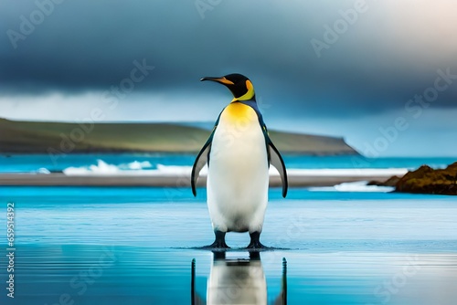 penguin on the beach