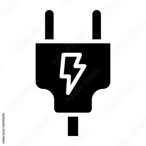 Solid Electric Plug icon