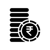 Solid Rupees Coins icon