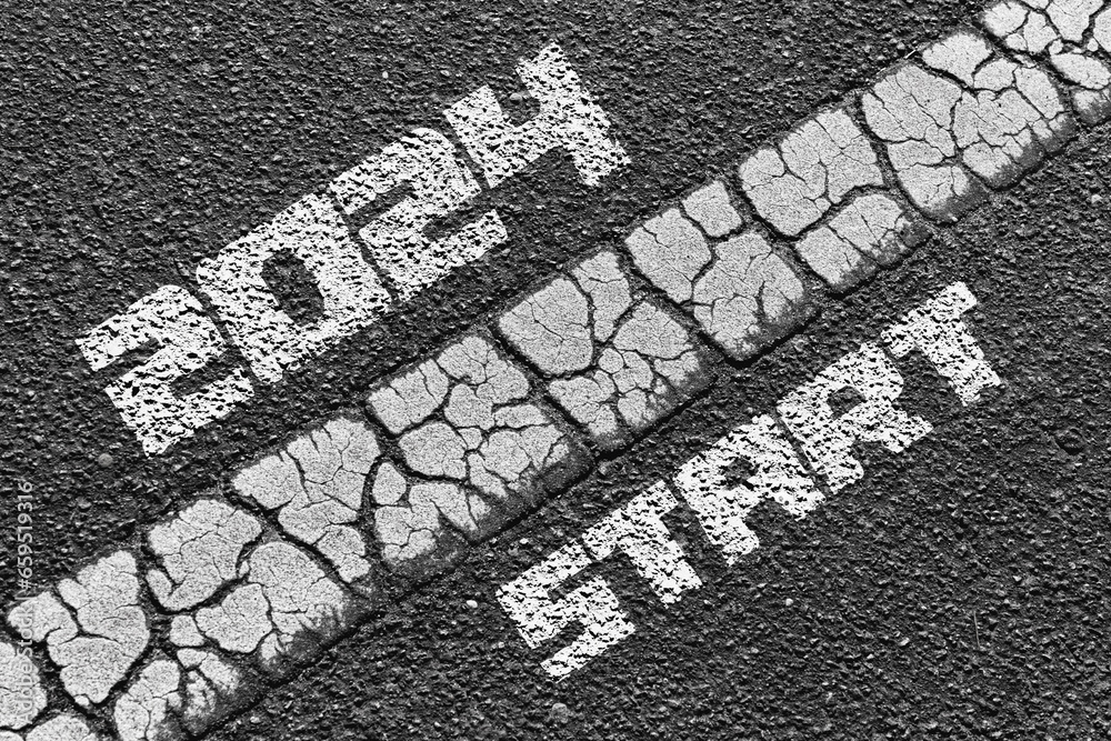 2024 Start Stock Photo Adobe Stock