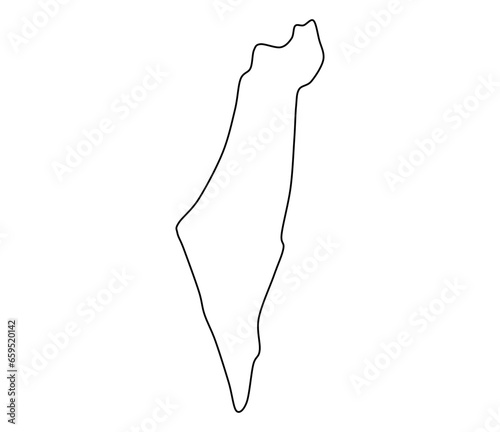 israel map, israel vector, israel outline, israel