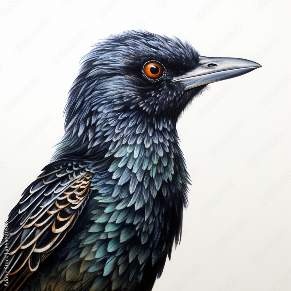 Fototapeta premium starling portrait