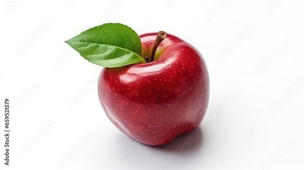 red apples with drops isolated on white background red apples with drops isolated on white background