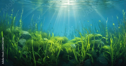 underwater world in the sea © Renaldi