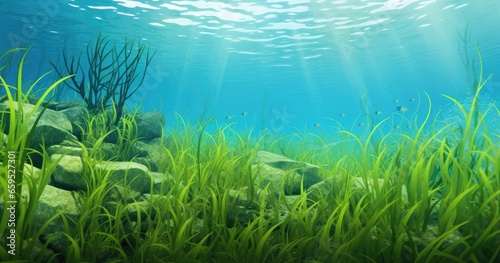 Lanscape underwater