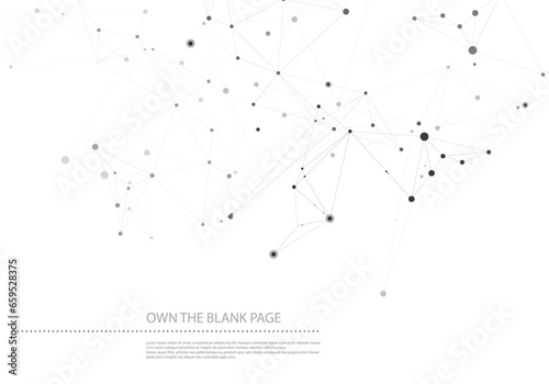 Vector layout A4 format cover templates for brochure, flyer layout, booklet, book, brochure cover. Modern medical background with connecting plexus design