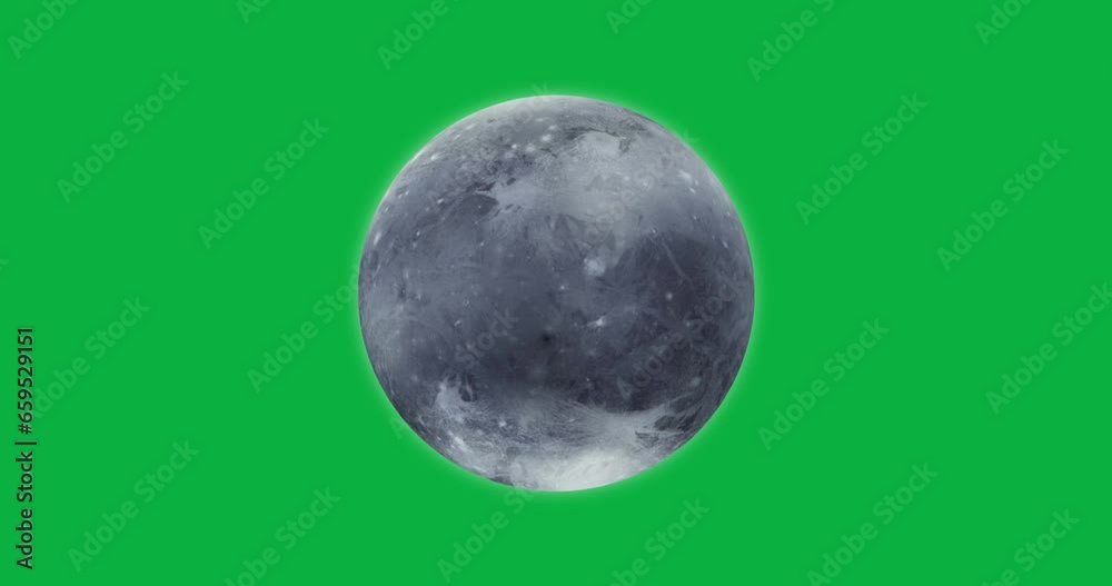 Animated spinning planet Pluto. Animation, space, universe, cosmos. Animated spinning planet Pluto. Animation, space, universe, cosmos.