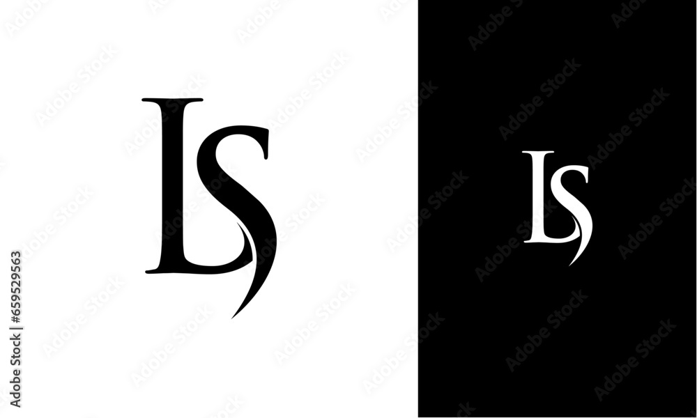 LS initial logo design vector concept LS initial logo design vector concept