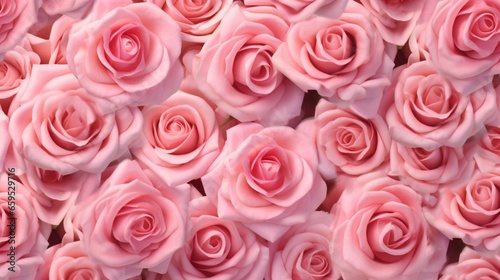 pattern pink roses.Generative AI