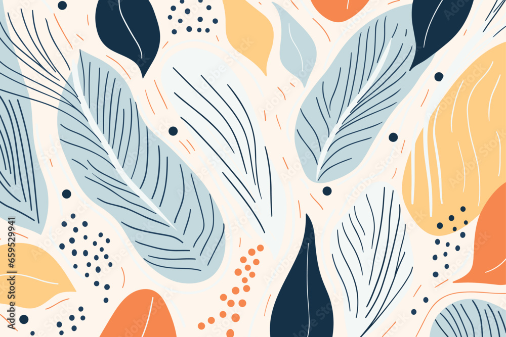 Fototapeta Christmas winter seamless pattern, abstract style. Good for fashion fabrics, children’s clothing, T-shirts, postcards, email header, wallpaper, banner, events, covers, advertising, and more.