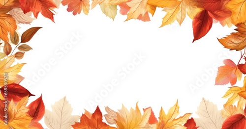 frame made of leaves