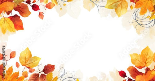 frame of leaves
