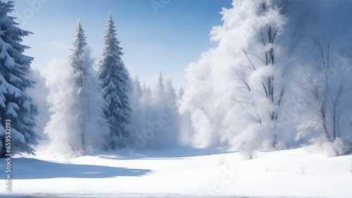 Background design of a winter morning. Winter background. Winter wallpaper. Winter season pictures