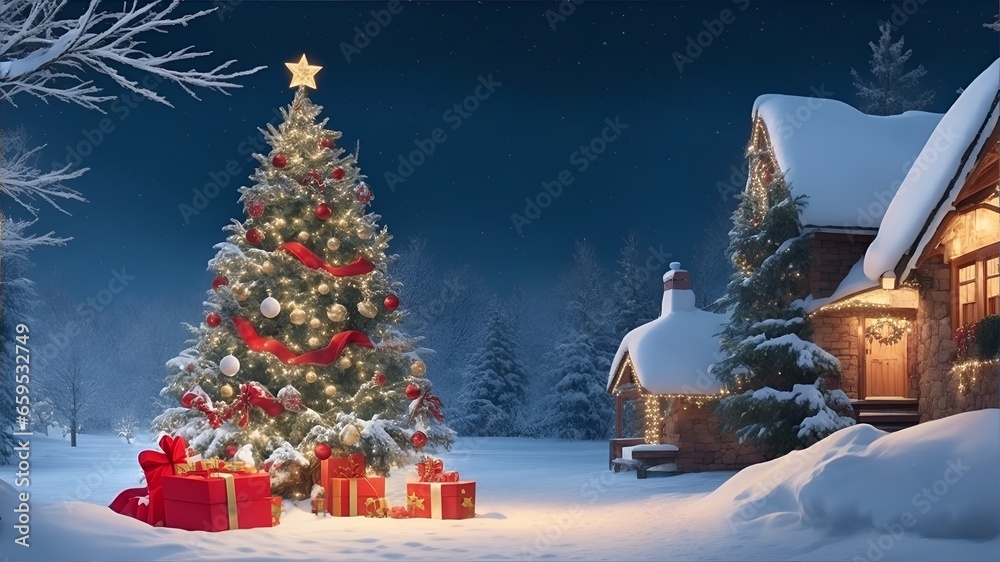 Christmas winter wonderland. Beautiful christmas background. Winter background. Winter wallpaper. Winter season pictures. Christmas background images free download