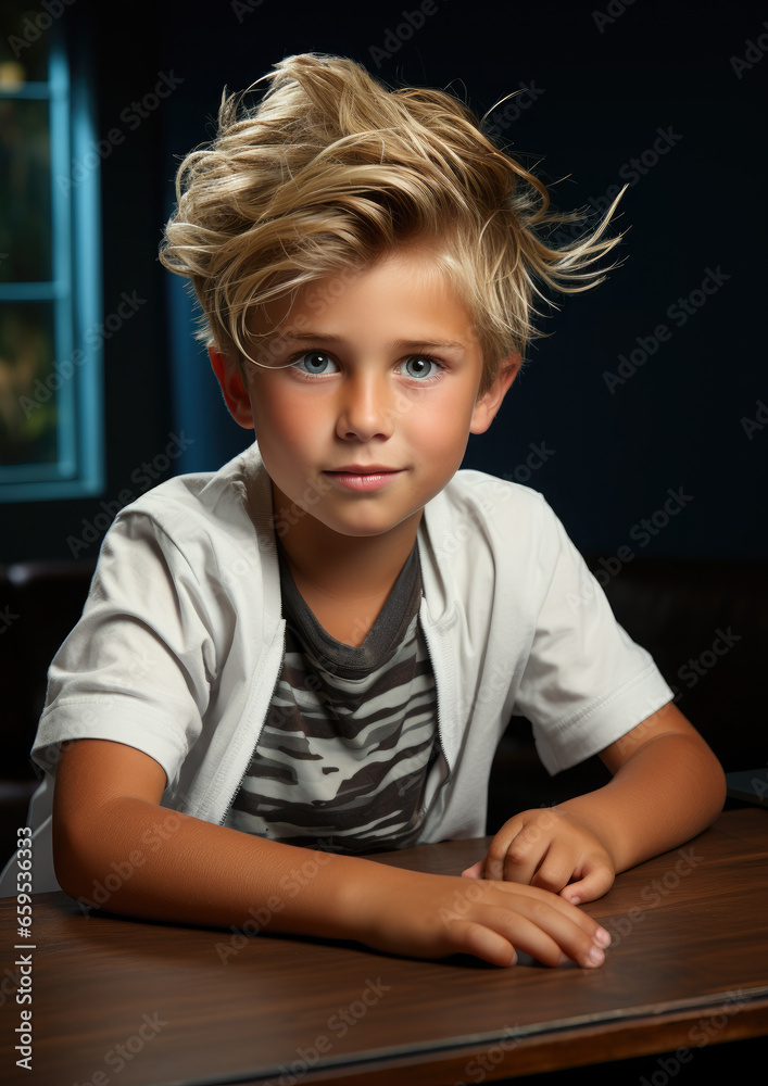 cute cheerful little boy sitting at the computer in surprise, shock, excitement, portrait of child, kid, schoolboy, study, internet, gamer, learning, eyes, facial expression, emotions, emotional face cute cheerful little boy sitting at the computer in surprise, shock, excitement, portrait of child, kid, schoolboy, study, internet, gamer, learning, eyes, facial expression, emotions, emotional face