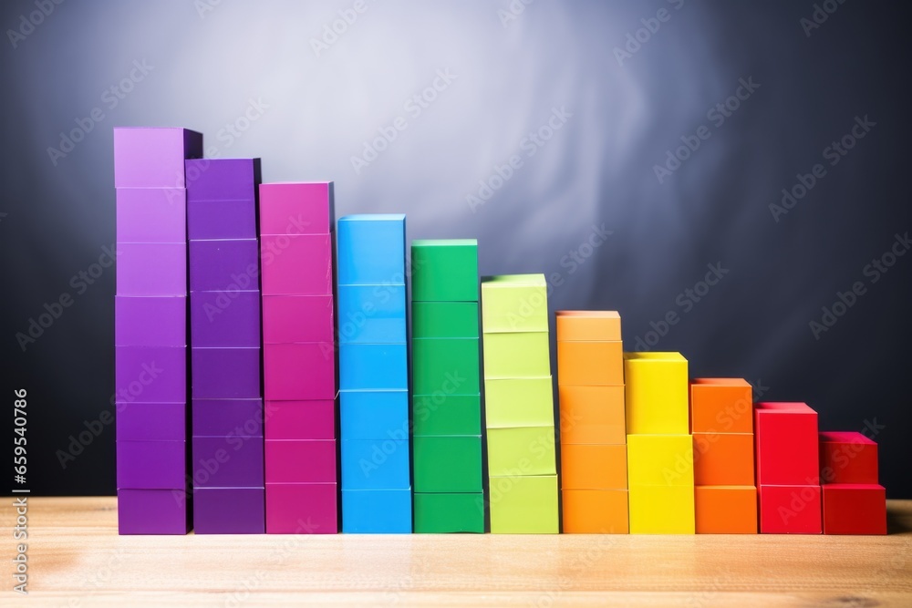 a colorful bar graph showing an increase in diversity a colorful bar graph showing an increase in diversity