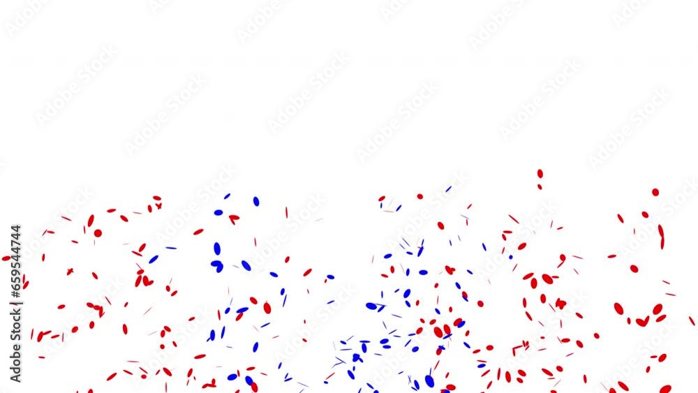 Red & Blue 3D animation of confetti falling on White Green and Alpha Screen Background 4K. Celebrate the holidays. Easy to put it into your scene or video. confetti celebration, birthday party, annive Red & Blue 3D animation of confetti falling on White Green and Alpha Screen Background 4K. Celebrate the holidays. Easy to put it into your scene or video. confetti celebration, birthday party, annive
