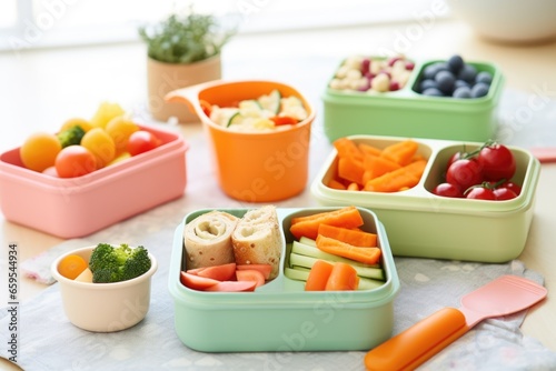 images of child-friendly meal in a lunchbox