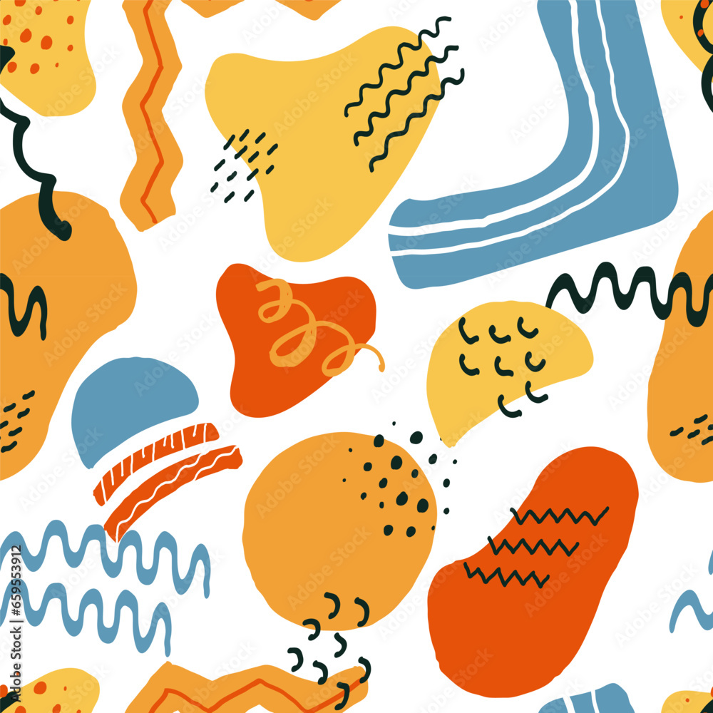 Creative minimalist art header with different shapes and textures Hand drawn various wavy brutal naive squiggles and doodle objects. Floral and botanical colored icon Creative minimalist art header with different shapes and textures Hand drawn various wavy brutal naive squiggles and doodle objects. Floral and botanical colored icon