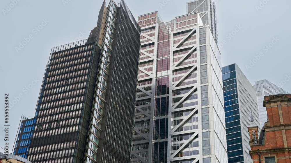 Obraz premium Skyscrapers in London City, United Kingdom