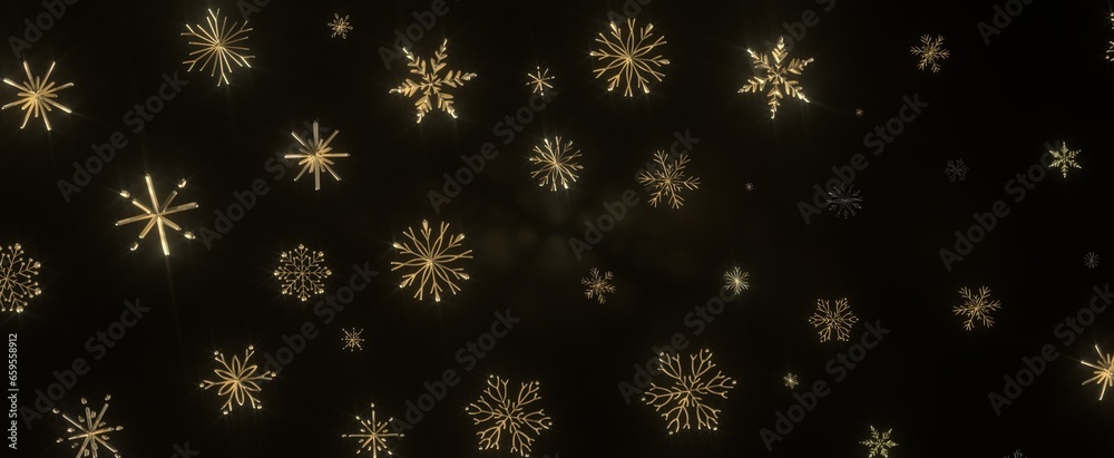 Snowflakes falling for christmas decoration abstract Snowflakes falling for christmas decoration abstract