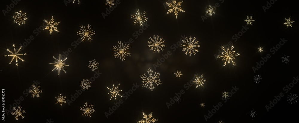 Snowflakes falling for christmas decoration abstract Snowflakes falling for christmas decoration abstract