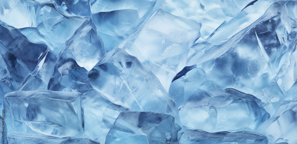Closeup ice surface cracks or scratched texture background.cold frozen and freeze concepts Closeup ice surface cracks or scratched texture background.cold frozen and freeze concepts