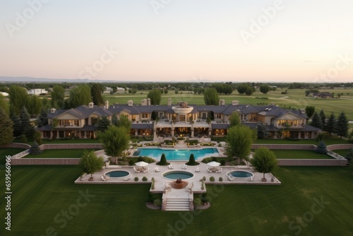 panoramic shot of a sprawling estate meant for inheritance