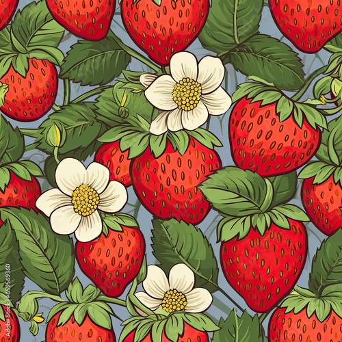 strawberry pattern
