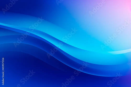 Abstract blue color gradient, vignette wave