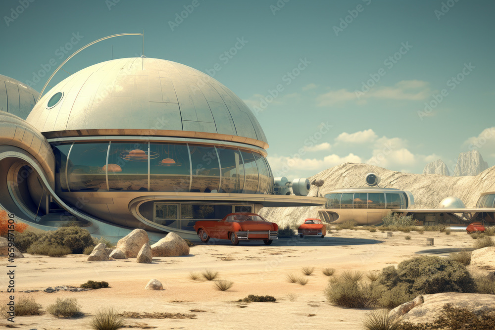 Retro futurism. Nostalgia and science fiction. Retro futurism. Nostalgia and science fiction.