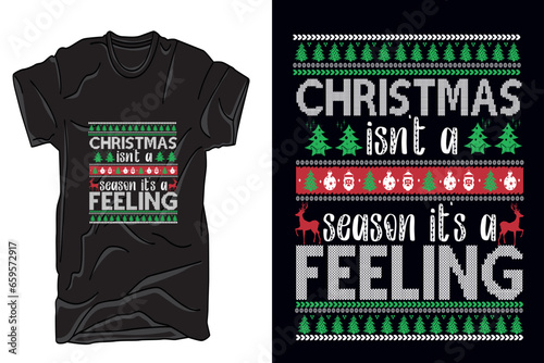  Ugly Christmas sweater design - vector Graphic, ugly Christmas t-shirt sweater design photo