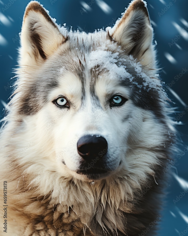 Obraz premium arctic husky