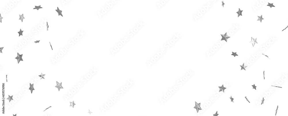 Seamless pattern with small silver stars on white background. Seamless pattern with small silver stars on white background.