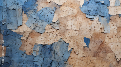 A grained, cork texture with subtle shades of blue