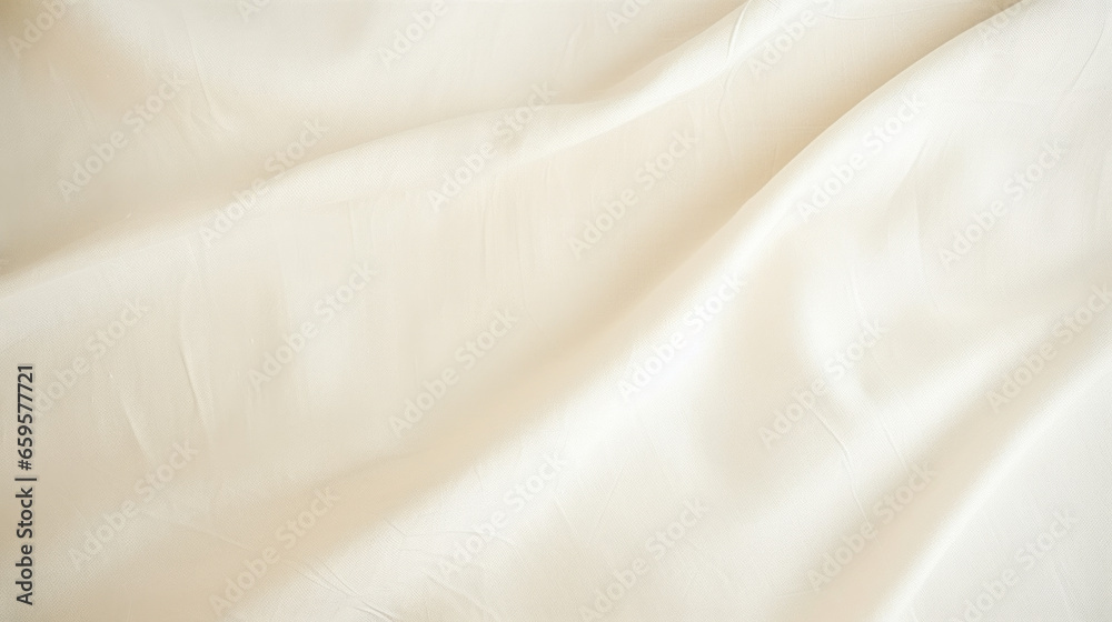 Fototapeta premium Cream beige muslin texture background