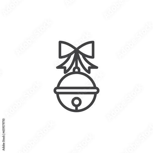 Sleigh Bells line icon