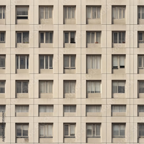 The facade of a modern house