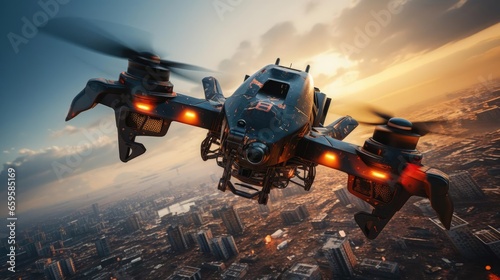 Combat FPV drone © cherezoff