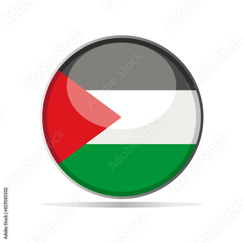 Free Download palestine flag icon design vector template - GFXLoad