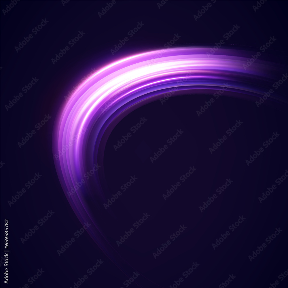Neon speed lines. Dynamic light motion traces. Light trace wave, trace line. Neon speed lines. Dynamic light motion traces. Light trace wave, trace line.